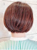 20代30代大人可愛いナチュラルブラウン大人ボブハイライト