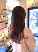 ピンクブラウン×インナーピンク