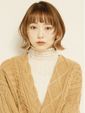 オンク 新宿(onk) 黒髪/グレーベージュ/レイヤーロング/前髪パーマ[新宿駅]