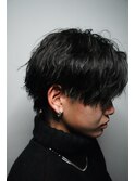 ツイストスパイラル マッシュウルフ ウルフパーマツイスパ波巻き
