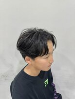 ゼスト 吉祥寺店(ZEST)&nbsp;ニュアンスパーマ　毛流れ　センターパート　吉祥寺/島田優斗