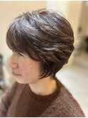 ショートレイヤーボブ