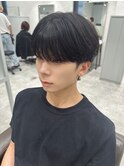 【韓国風】シースルーマッシュ×リバースパーマ