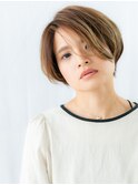 ツヤ髪ダブルカラー刈り上げマッシュショートb大宮20代30代40代