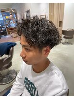 アース 三軒茶屋店(HAIR&MAKE EARTH)&nbsp;個性と男らしさを両立！ツイストスパイラルパーマ