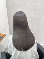 ワク 藤沢店(waku) グレージュ ストレート トリートメント