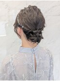 金箔ルーズシニヨンヘアセット*名駅/名古屋