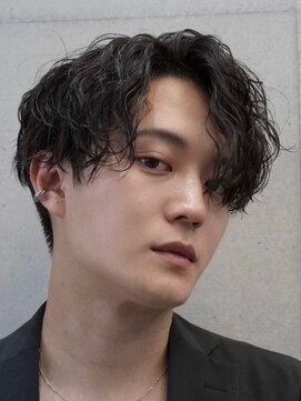 パヌポン(PANUPON) ソフトスパイラルツイストパーママッシュセンターパート