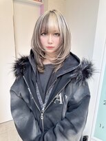 エン 栄店(enne)&nbsp;ホワイトブロンド×ブラウン