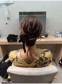 【シニヨン】六本木/六本木駅/ヘアセット/結婚式/早朝/ライブ
