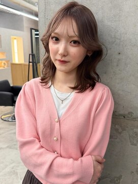 アロ 大阪梅田(alo) 【momoa】ミルクティーブラウン《ブリーチ/大阪梅田》