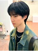 ツーブロック×ダウンパーマ◎黒髪好印象ナチュラル