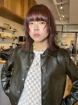 ドロップ(drop)&nbsp;ミディアム姫カット　オレンジブラウン　カッパーブラウン