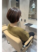 エンブレス(EnBlesS) 30代40代50代絶壁解消ひし形白髪ぼかし大人ショートボブ