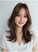 田中みな実風ナチュラルロング