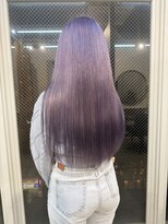 ラニヘアサロン(lani hair salon) ブルーラベンダー/ハイトーン/寒色系カラー/アッシュ/ムラサキ/