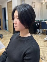 ロンドイディールバンダイ 新潟万代(Lond ideal)&nbsp;ダークグレージュハンサムショート