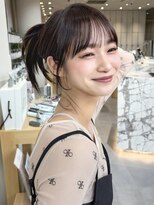 ミンクス 銀座店(MINX)&nbsp;結んでも可愛い小顔バング