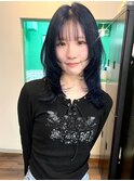 93. ブリーチ/デザインカラー/レイヤーカット/前髪/韓国