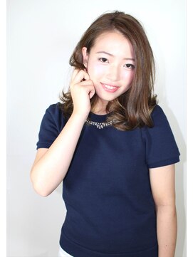 アビリティ ヘアー(ability hair) abilityhair  人気の甘辛ローレイヤーのセミディスタイル！