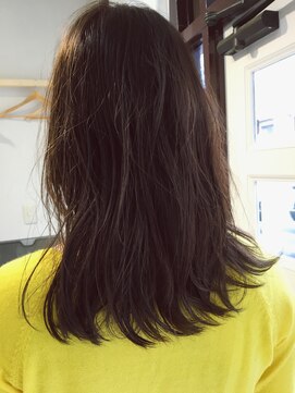 ヘアーアンドアトリエ マール(Hair&Atelier Marl) 【Marlお客様スタイル】ダークグレージュのセミディスタイル