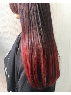 トムキャット(TOM CAT) 【新宿TOMCAT】グラデーション ビビットレッド