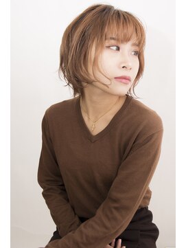 ハナブサ 御経塚店(HANABUSA) 透け感たっぷり☆軽やかショート！！