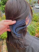 シルフ 吉祥寺(sylph)&nbsp;鮮やかブルーのインナーカラー【sylph吉祥寺】