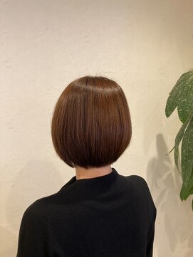 ナプヘアー(nap hair) 丸みボブカット☆システムトリートメントでツヤ◎