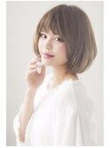 大人可愛い ショートボブ×ベージュ 【ROCCO 3rd 八王子】