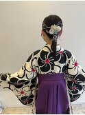 はかまの着付け