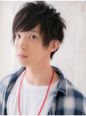 黒髪でこなれ感！くせ毛風ソフトツイスト春パーマP南越谷