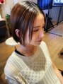 シック(CHIC)&nbsp;切りっぱなしボブにナチュラルな縮毛矯正でお手入れ簡単！