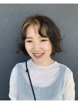 ナループロア ハチ(Nalu pu loa hachi)&nbsp;ボブパーマ/黒髪パーマ/切りっぱなしボブ/ショートボブ