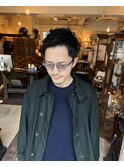 メンズショート スパイキー ベリーショート