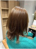 伸ばしかけの方におすすめ！ふんわり髪質改善縮毛矯正