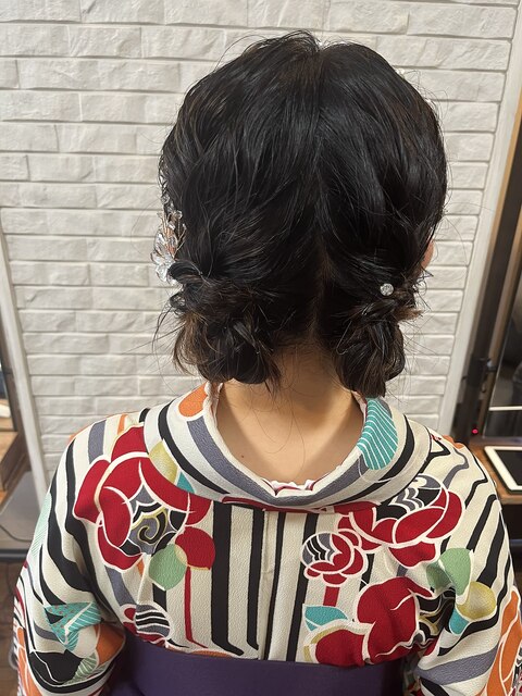 袴×ヘアアレンジ