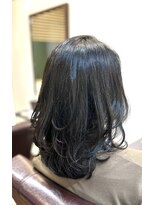 ヘアー グリーン(hair green) ゆるカール/ゆるウエーブ/40代50代60代