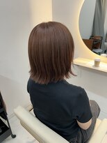 シダ(sida SAIIN) 【牧内】ピンクベージュ/外ハネボブ/20代30代