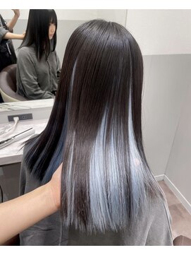 ベル 表参道Terrace(Belle) ケアブリーチを使用したデザインカラー スタイリスト阿部ちあき