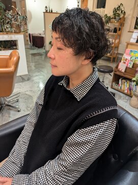 オーガニックヘアーサロン ハッピーティアーズ(Happy tears) アシンメトリーショート