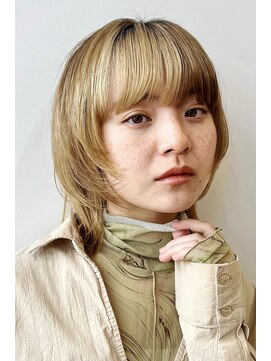 ガーデン 銀座(GARDEN) ウルフレイヤー/顔まわり/似合わせカット/メルティカラー/銀座