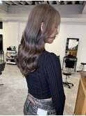20代30代40代透明感アッシュグレージュエギョモリひし形韓国風