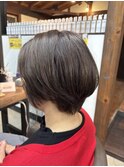 曲がる縮毛矯正/髪質改善白髪染め