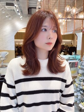 ロンド エスポワール 錦糸町(Lond espoir) ウェーブミディアムメルティカラー×レイヤーカット韓国[錦糸町]