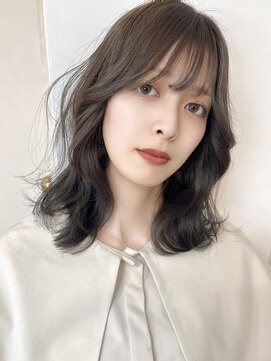 シンク オモテサンドウ(sync omotesando) グレージュカラー/ニュアンスカラー/レイヤーボブ/外ハネボブ