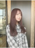 バイオレットカラー×ロングレイヤー