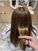 髮質改善カラー