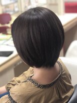 ヘアークリアー 川口鳩ケ谷&nbsp;艶感あふれる大人上品なダークブラウンショートボブ