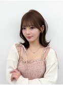くびれレイヤー/顔まわりカット/くびれ巻き/レイヤーカット